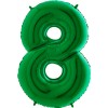 Balão Número 8 Verde